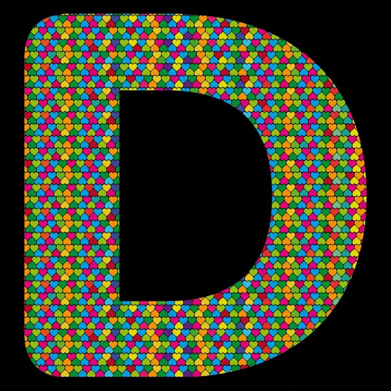 Buntes Herz D Design – Einzigartig & Stylisch!