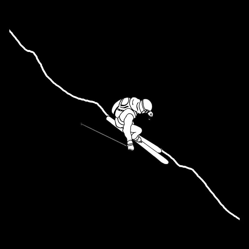 Single Line Skifahren