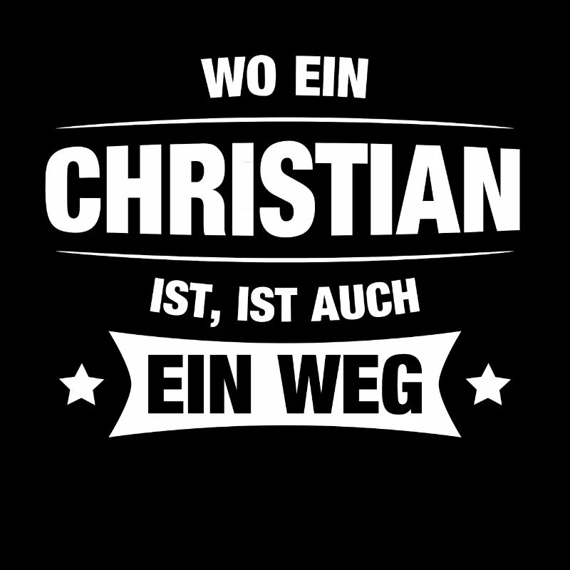 CHRISTIAN Spruch Geschenkidee Geburtstag Witzig