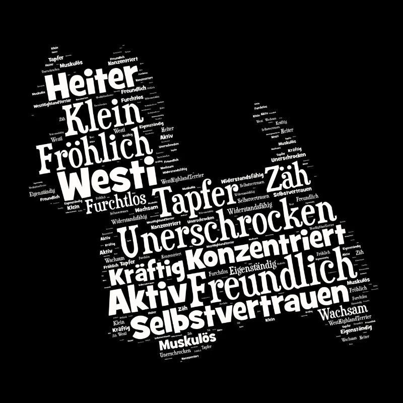 West Highland Terrier Wordcloud