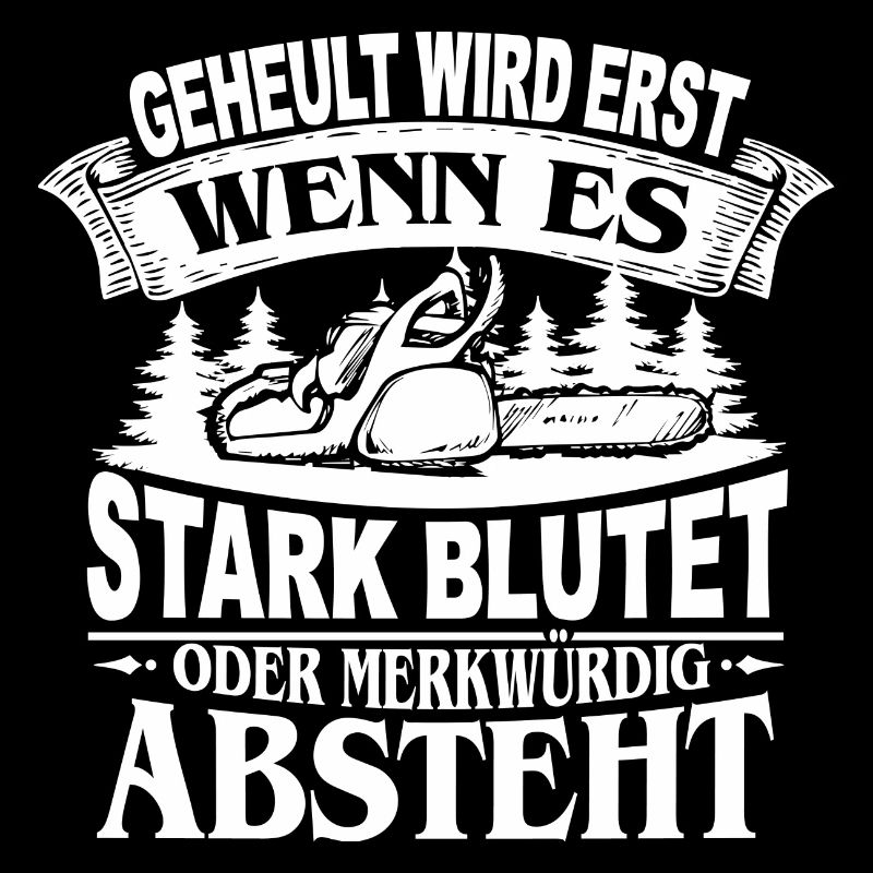 HOLZ SÄGE KETTENSÄGE GESCHENK WALD FÖRSTER BERUF