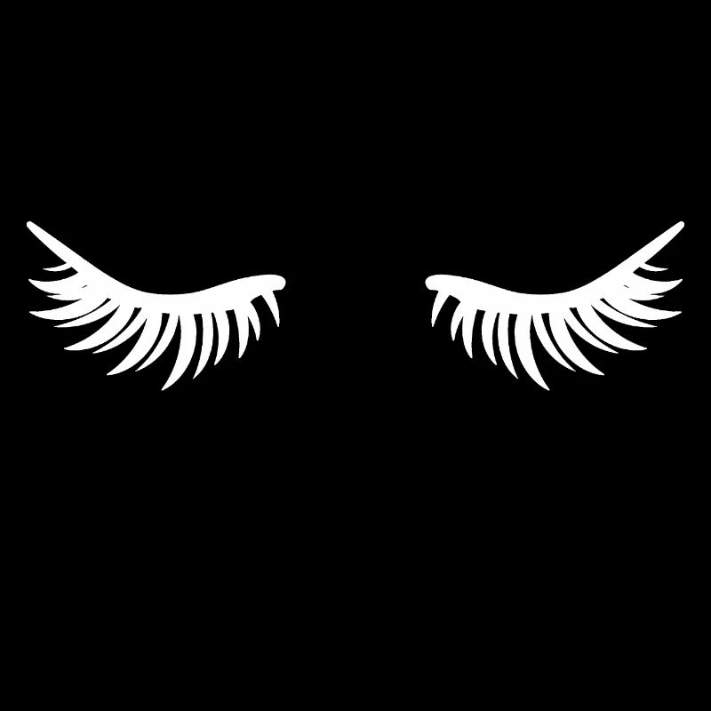 Geschlossene Augen - Wimpern