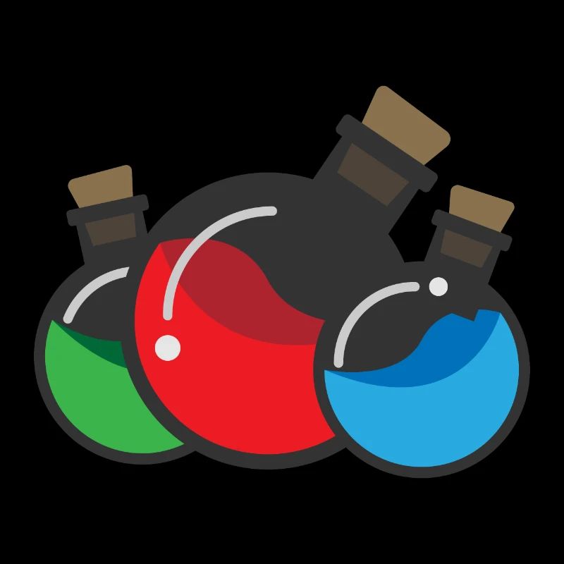 Flat Design - Chemie Experiment - Geschenkidee