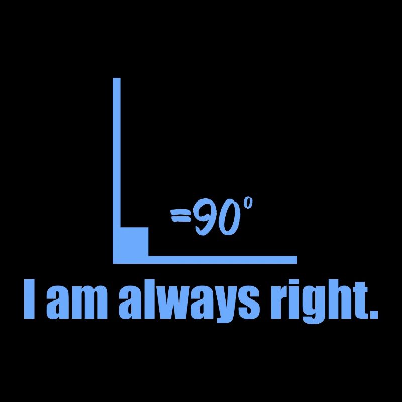 Geek I'm Always Right -Geschenkidee