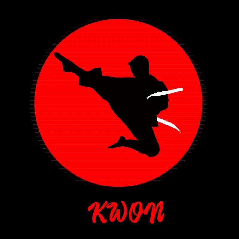 Kampfsport Tae Kwon Do flying kick - Geschenkidee