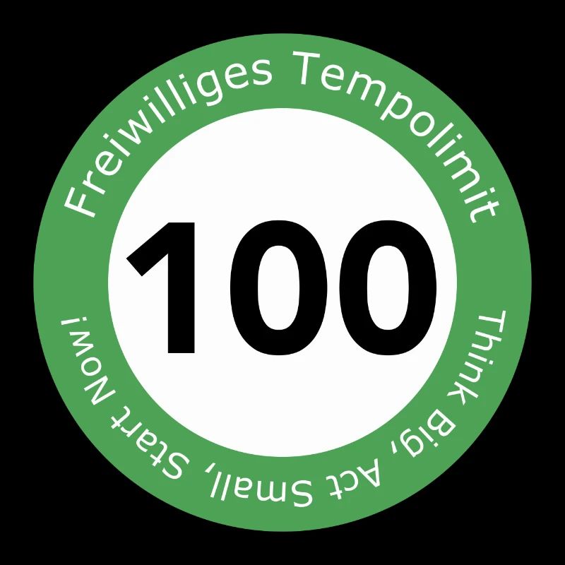 Freiwilliges Tempolimit 100