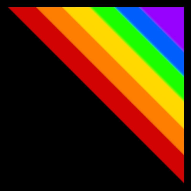 Ecke bunt Regenbogen Geschenkidee