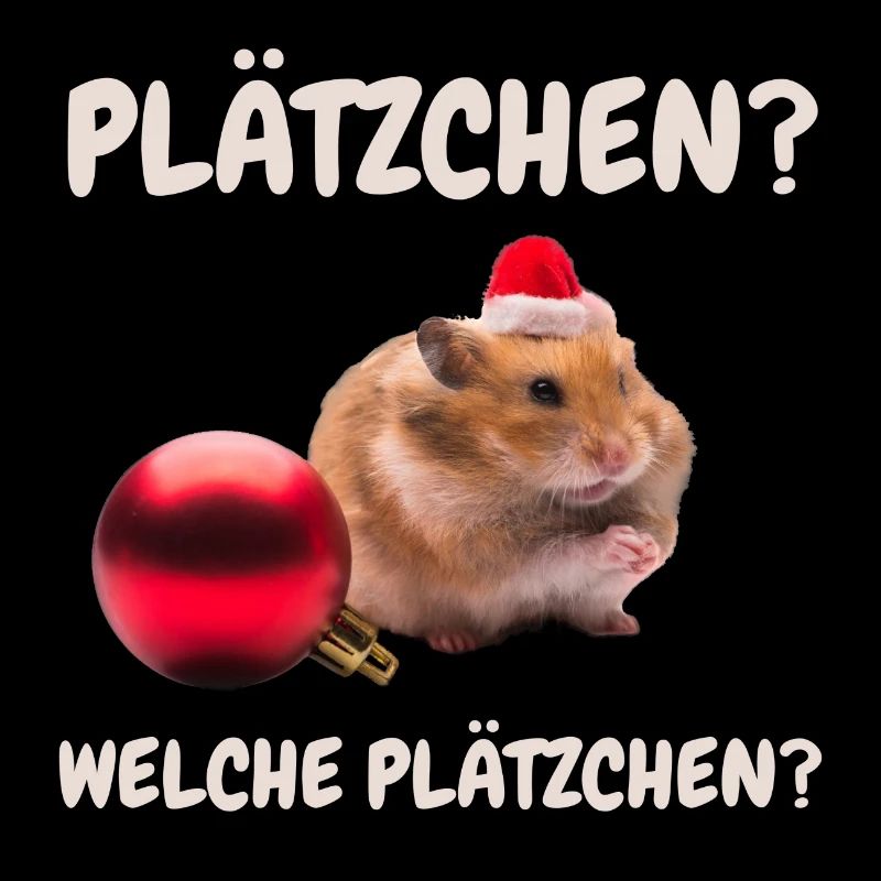 Hamster Weihnachten Plätzchen Weihnachtsgeschenk