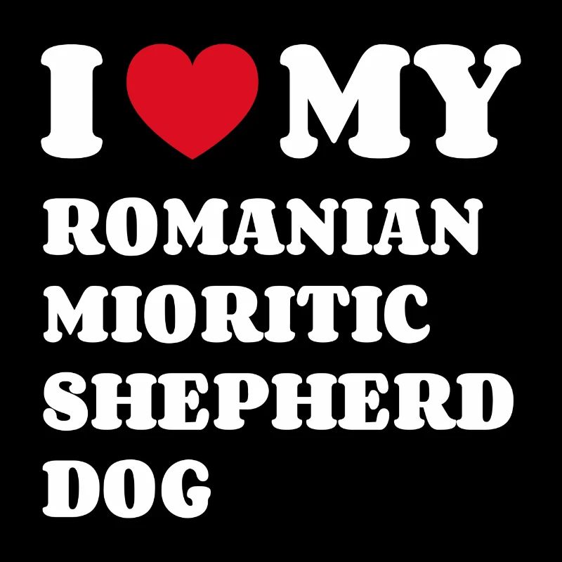 J’aime mon chien de berger mioritique roumain
