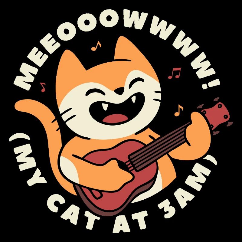 Mon chat à 3 heures du matin