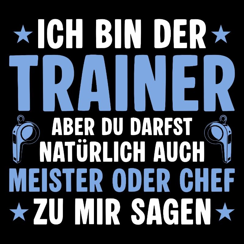 Fußballtrainer Meister oder Chef Personal Trainer