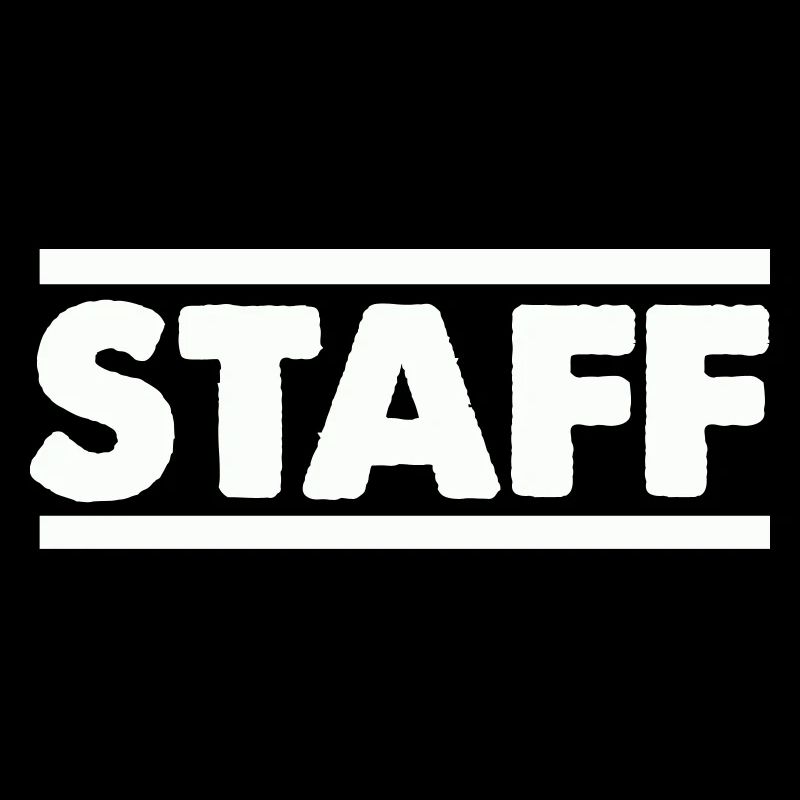 Staff Lettering Bold Contrast