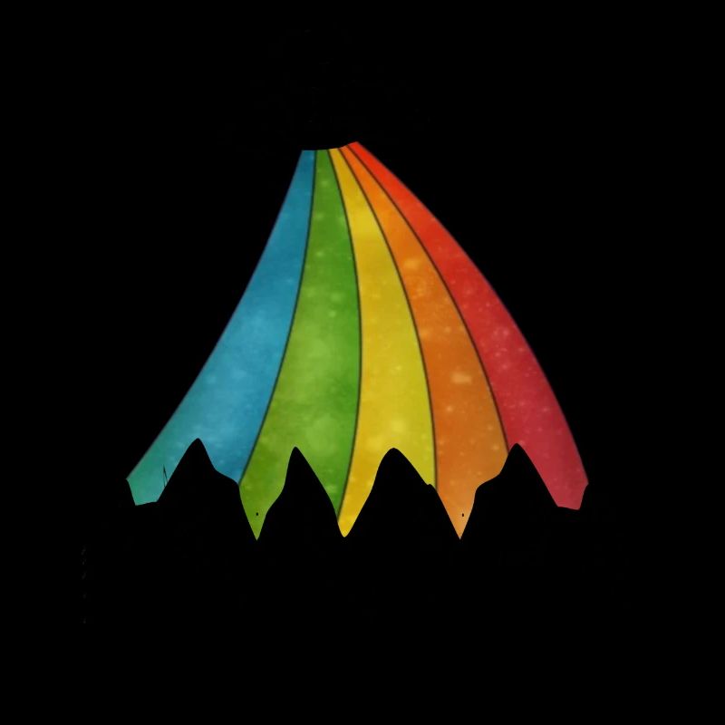 ufo rainbow beam