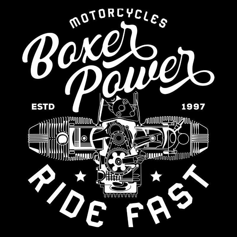 BoxerMotor Series Moto Chopper Biker Cadeau