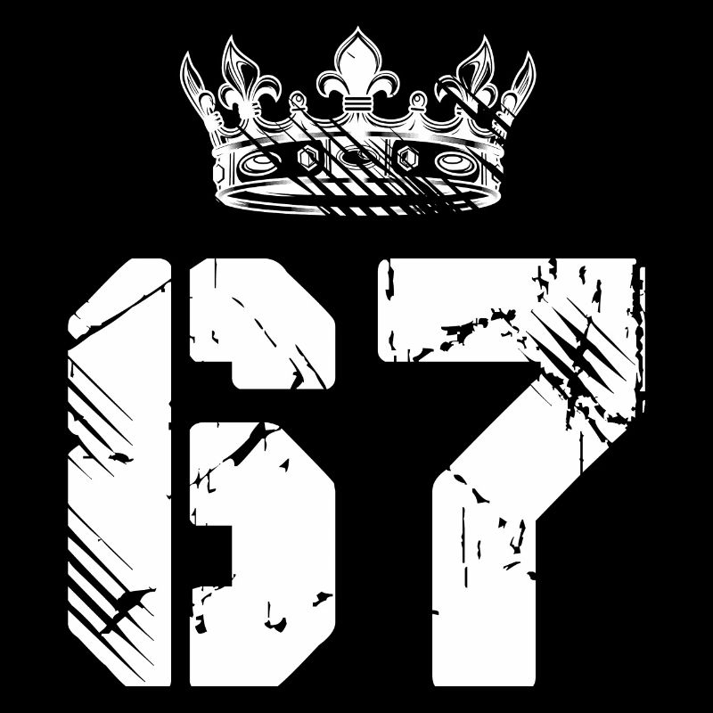 67 Number crown