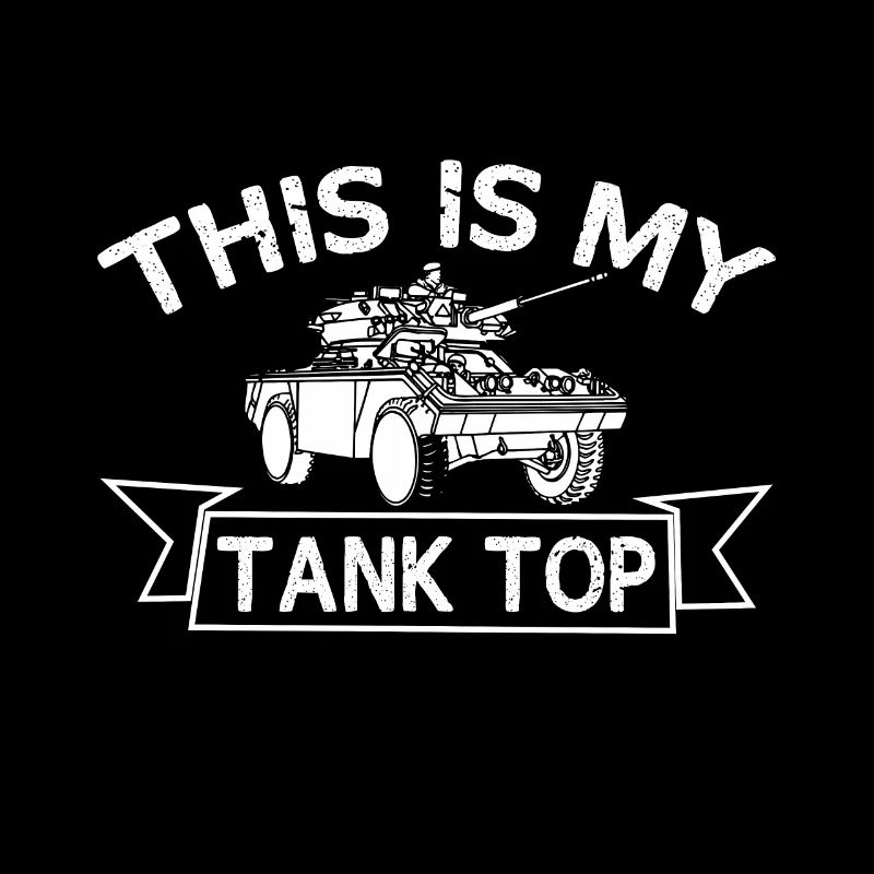 C’est mon débardeur drôle de jeu de mots militaire
