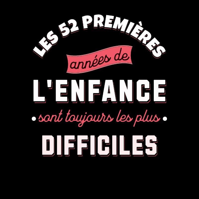 Anniversaire 52 ans Idée cadeau date de naissance