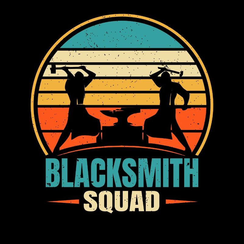 Blacksmith Squad Retro Metalsmith Gift Idea