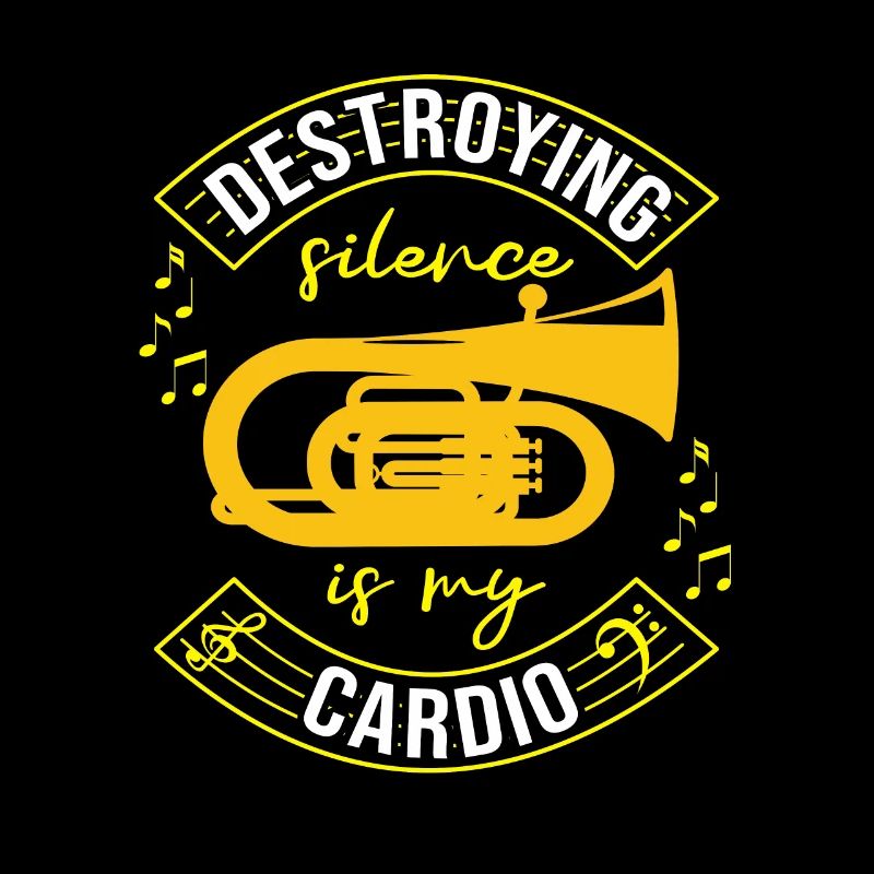 Destroying Silence Is My Cardio Baritone Player