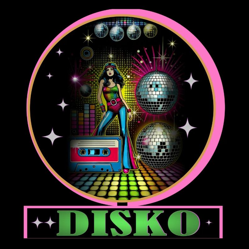 Disco Diva Neon Glitzerkugeln
