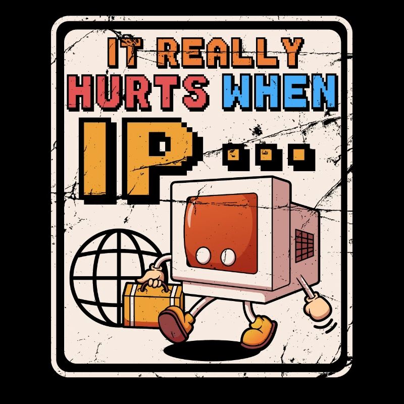 Lustiger Spruch "It Burns when i Pee"!