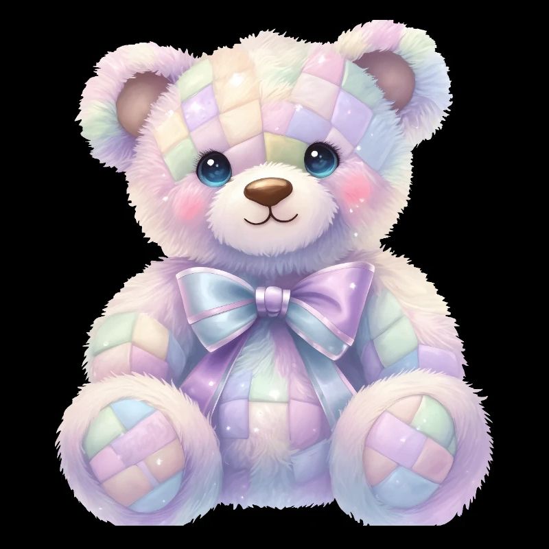 Coquette Glitter Teddy Bear 🧸