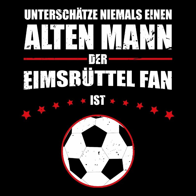 Alter Mann - Eimsbüttel Fußball Fan | Retro