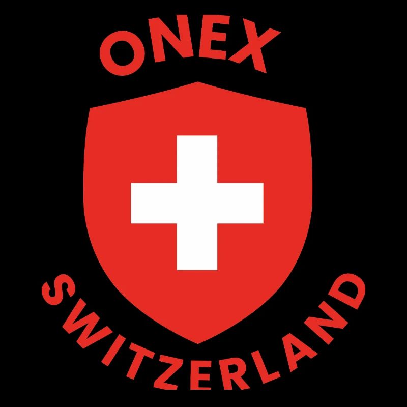 Schweizer Schild mit weißem Kreuz