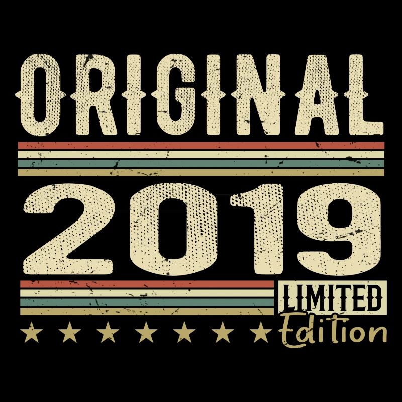 Original 2019 - Retro Geburtstagsgeschenk 2019