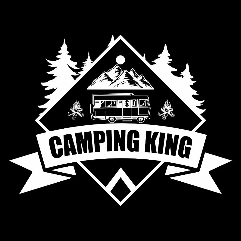 Camping King Camper Geschenk Abenteuer