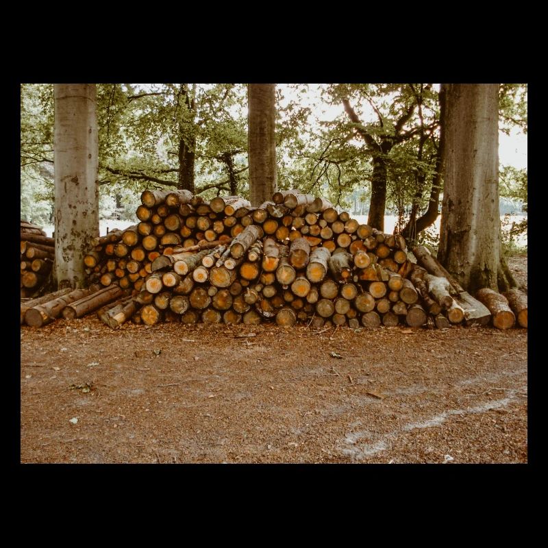 Holz im Wald