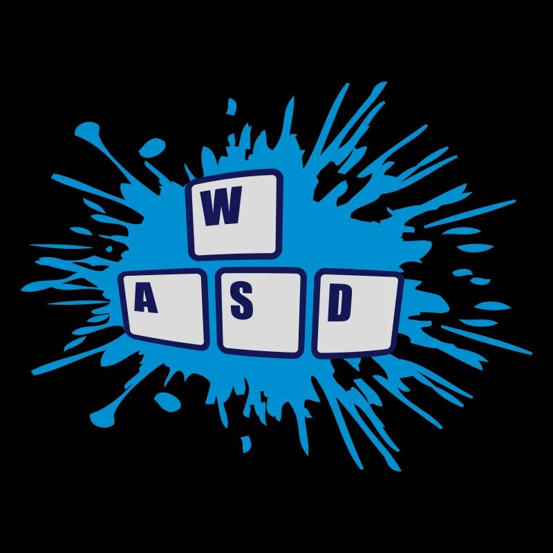 Gamer WASD Keyboard Keys