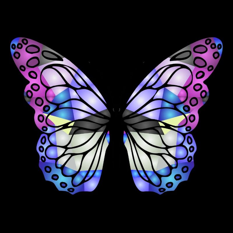 Bunter Schmetterling