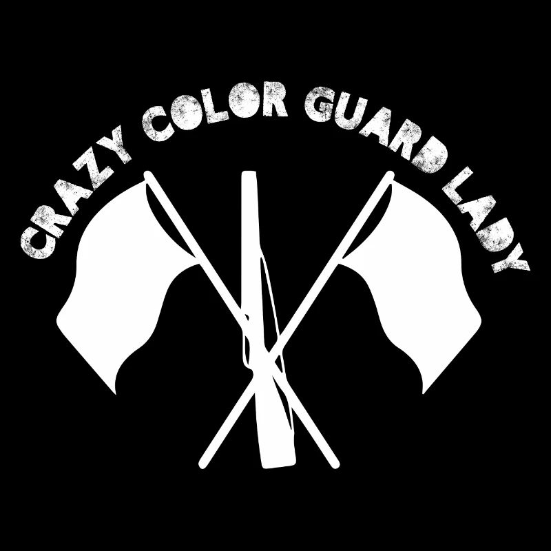 Crazy color guard lady