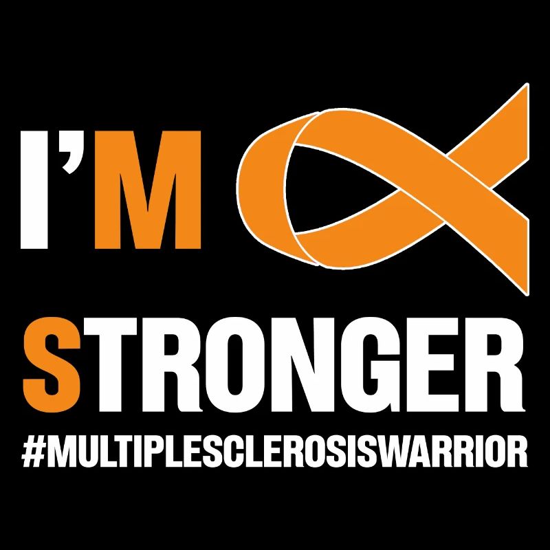 Multiple Sclerosis Warrior MS Month Orange Ribbon