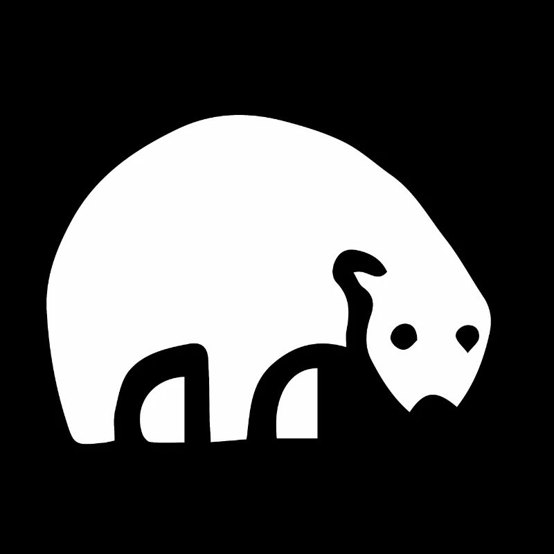 Niedliche Eisbären-Illustration!