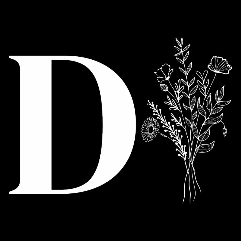 Minimalistisches Blumenmuster