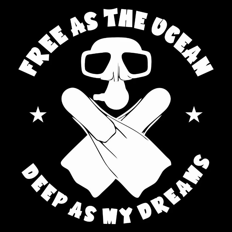 Free as the ocean deep as my dreams diving