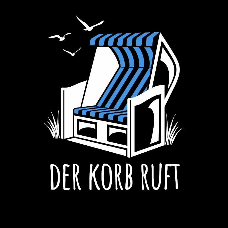 Der Korb ruft - Strandkorb - Meer - Urlaub