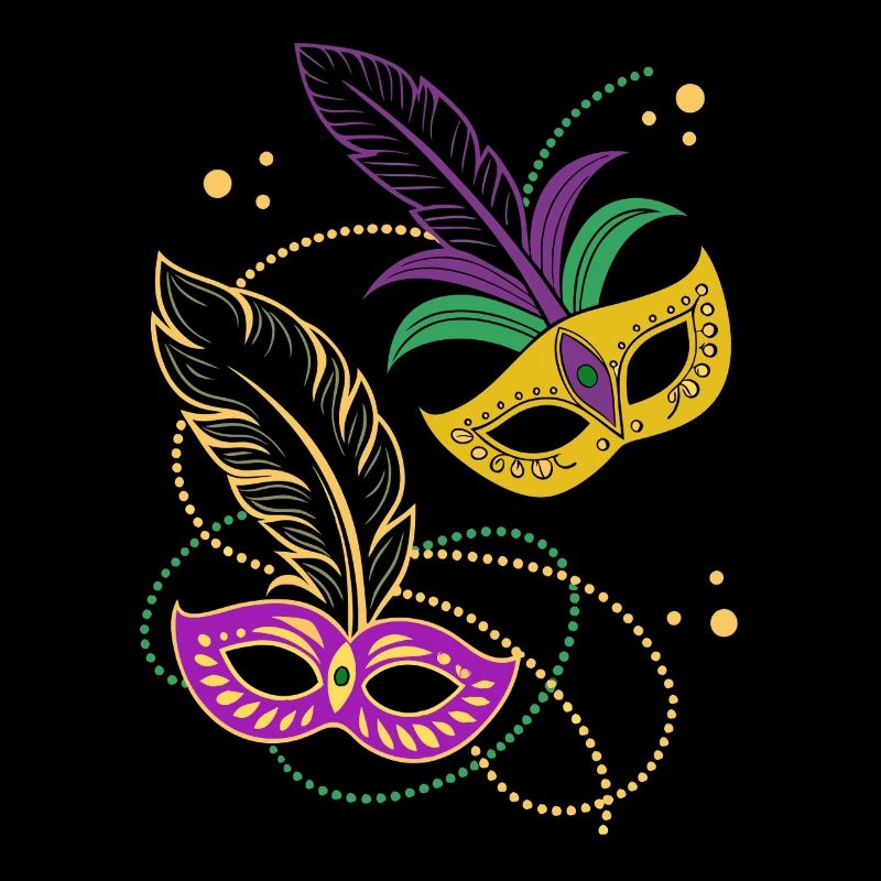 Mardi Gras - Karneval - Maske - Geschenk