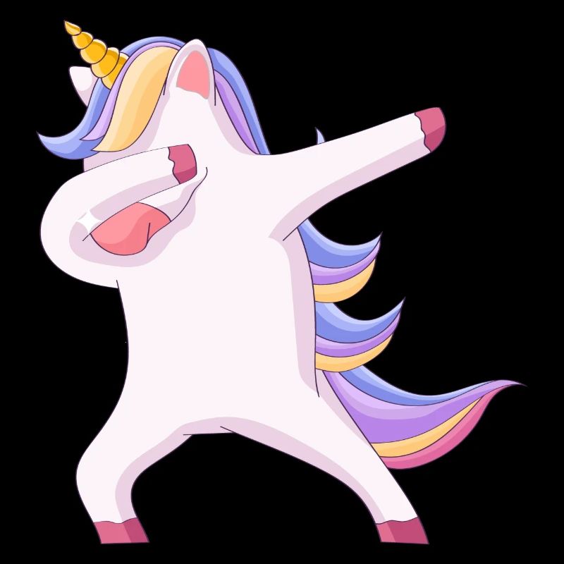 Unicorn Design Dab Dabbing