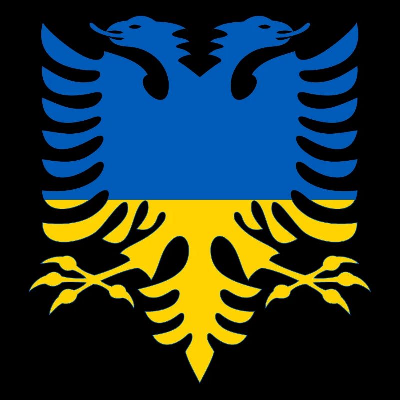 Albanie Ukraine Drapeau
