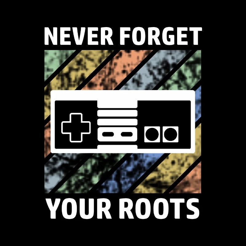 Gamer Controller Retrogamer Spruch