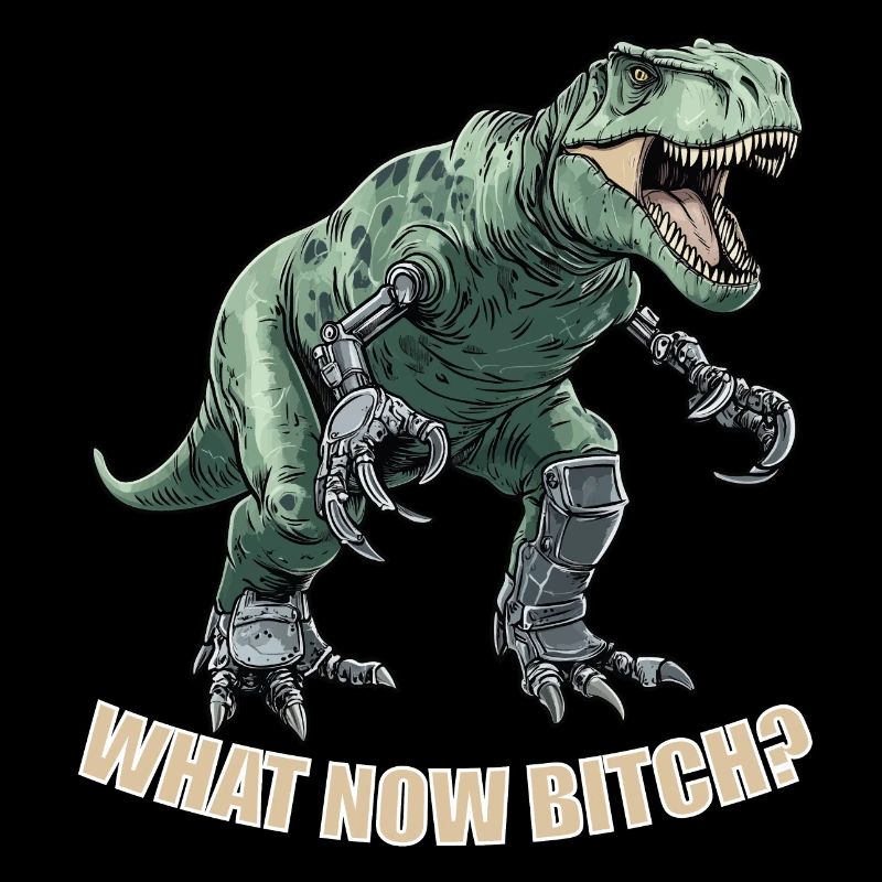 T-Rex mit Prothesen. What now...? Funny Rex