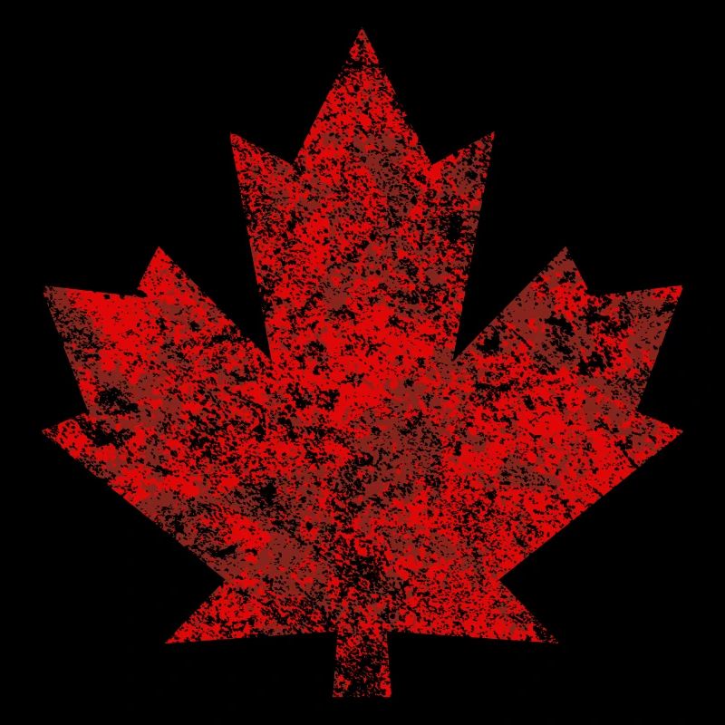 Canada Feuille d'érable Feuille d'érable Canada grunge Amérique