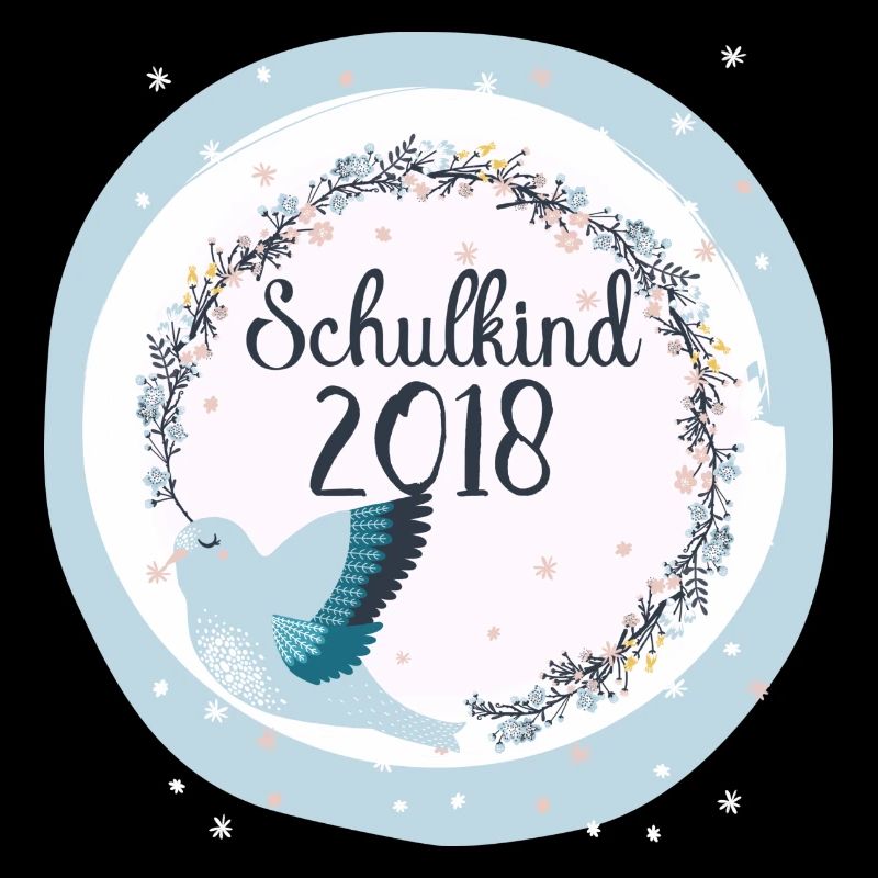 Schulkind 2018 Einschulung Vogel Mädchen