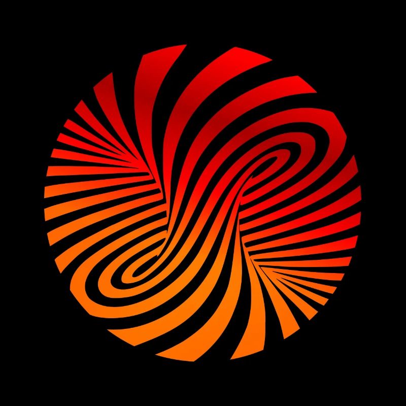 psychedelic tornado optische täuschung strudel dre