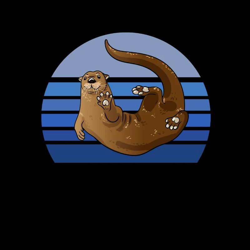 Otter Blue Retro