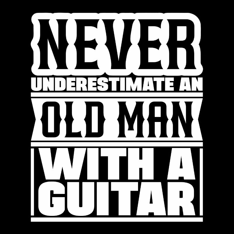 Never underestimate an old man with guitar