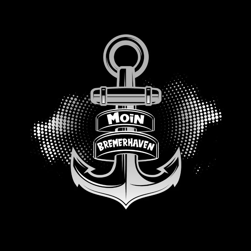 Schiffsanker mit Moin Bremerhaven